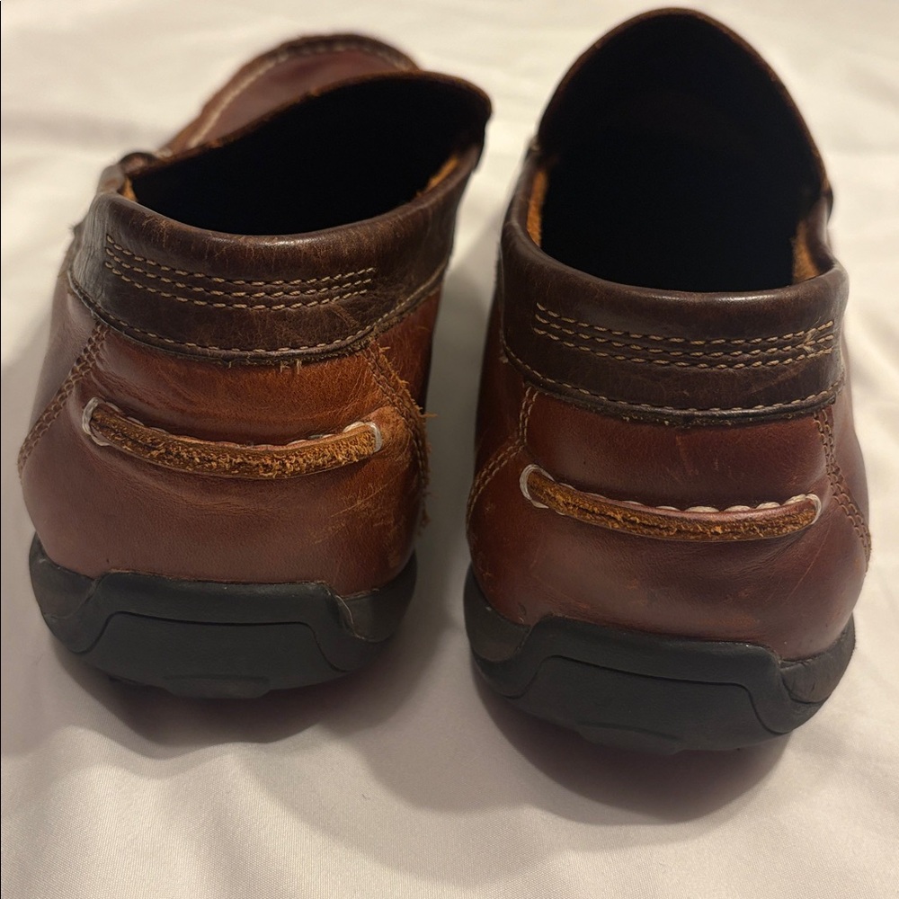 L.L. Bean 10W Men’s Leather Moc Boat / Driving Shoe - Picture 4 of 7